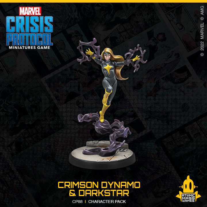 Marvel Crisis Protocol : Crimson Dynamo and Darkstar Character Pack